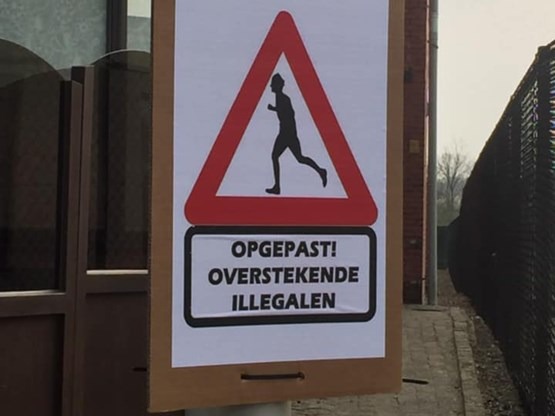 Racist signs removed from outside of schools in Limburg