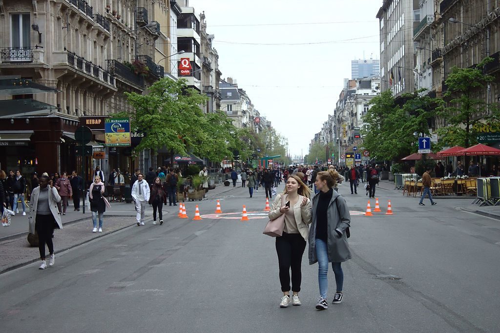 Brussels pedestrian zone could partially reopen to traffic
