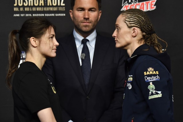 Delfine Persoon in the toughest fight of her life against Irish champion Katie Taylor