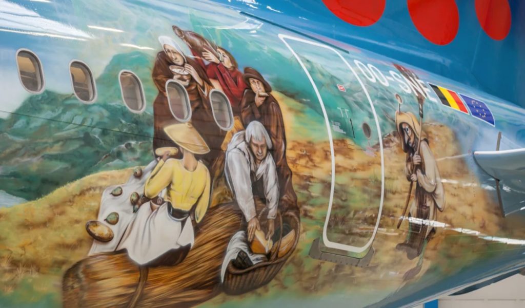 Brussels Airlines unveils Bruegel inspired plane