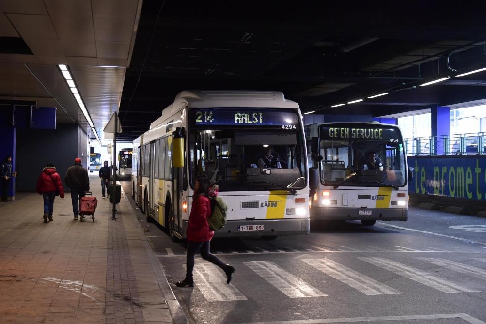 Gare du Nord busses 'running smoothly' in new location, says De Lijn