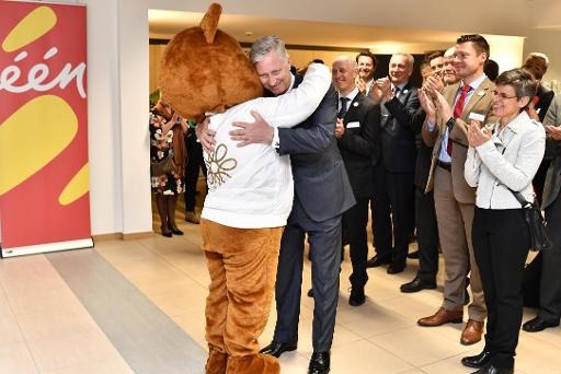 King Philippe visits Antwerp University hospital