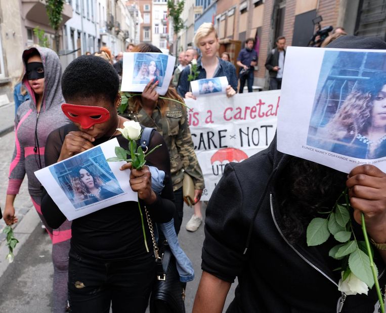 Brussels prostitutes commemorate murdered colleague and ask for safer working conditions