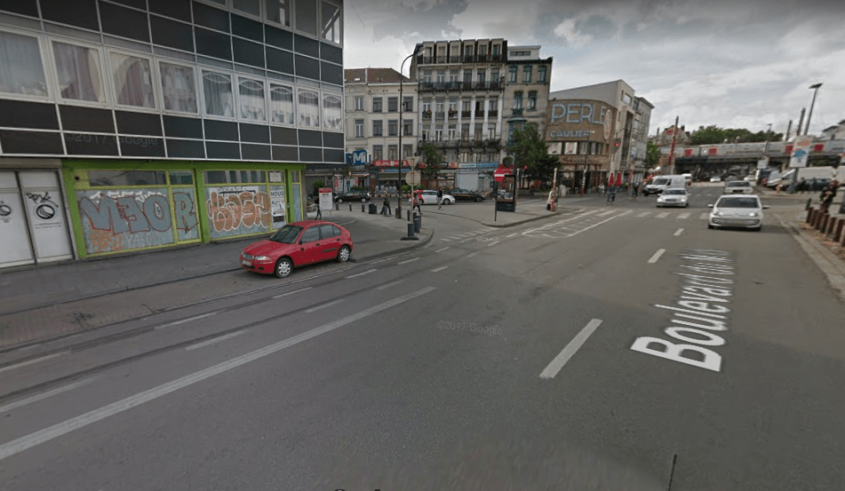Cyclist hospitalised after being hit by police car in Brussels