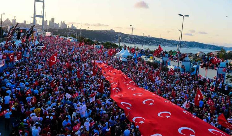 Turkey commemorates traumatic coup attempt amid tensions with EU