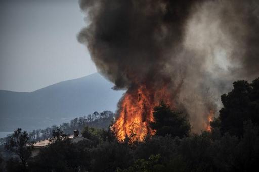 A thousand tourists evacuated due to fires in Greece