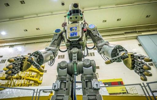 Russian humanoid robot 'Fedor' returns to earth after a two week stay in space