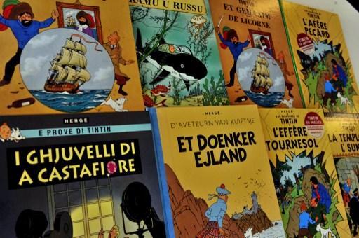 Page from Tintin’s 'The Shooting Star' to be auctioned for up to €400,000