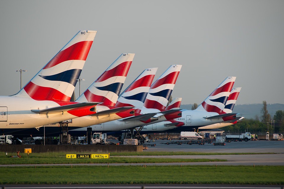 British Airways cancels almost 100% of flights in the UK