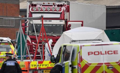Truck with 39 dead bodies found in Essex on Wednesday came from Belgium