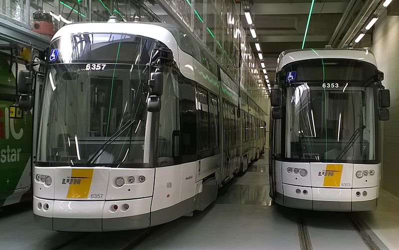 Three trams in Ghent no longer running as they have no wheels