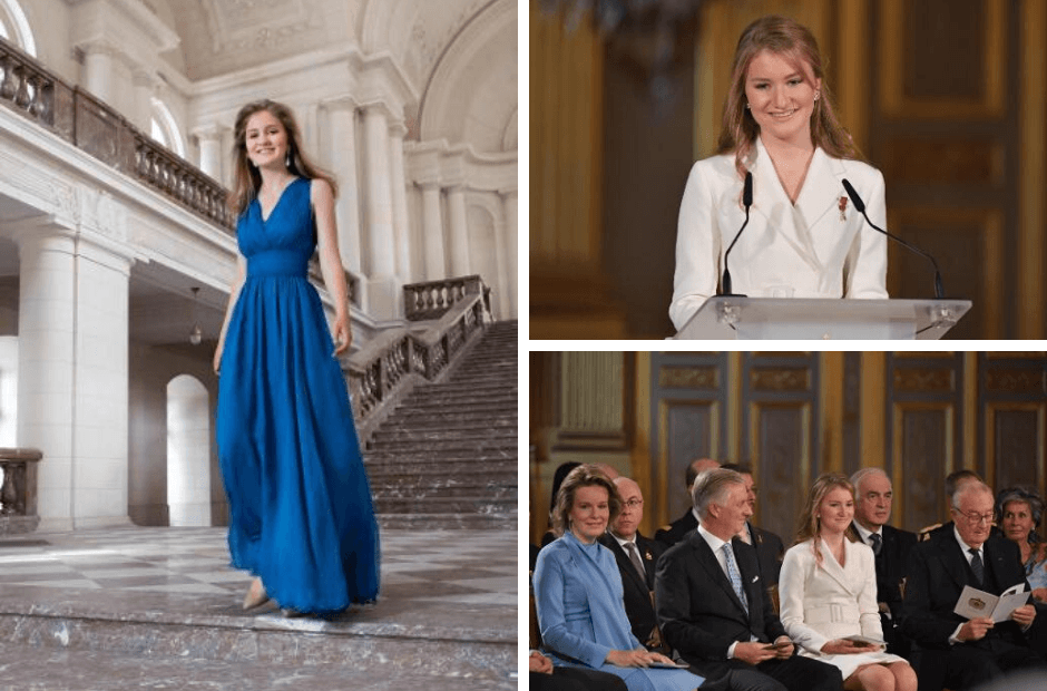 How Belgium's Princess Elisabeth celebrated her 18th birthday in front of her country