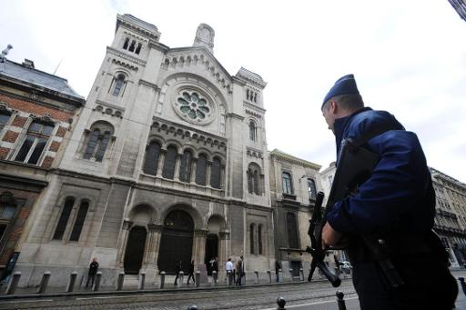 Police practice for terror attack at Brussels synagogue