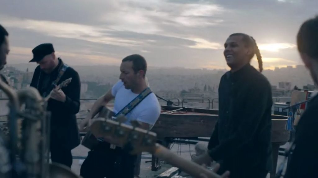 Belgium's Stromae joins Coldplay for rare live concert