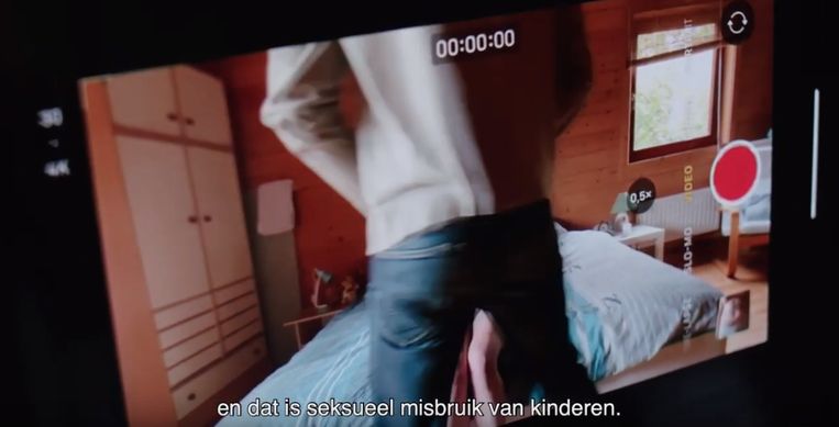 Rape of 8-year old girl reenacted for Child Focus 'porn movie' campaign 