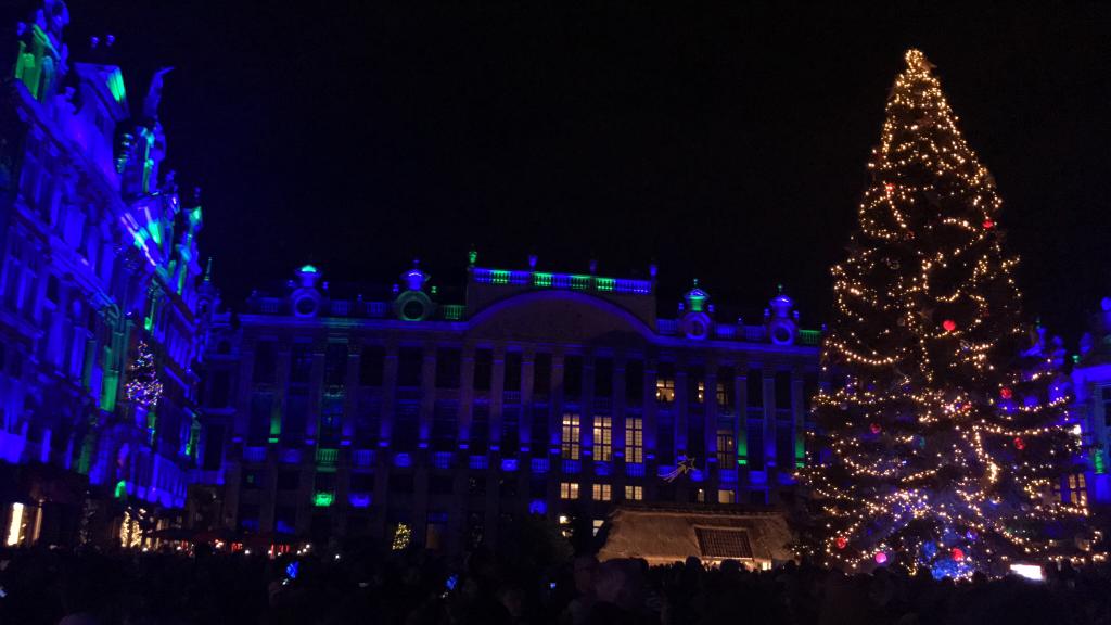 Jeg er stolt ugunstige Il Winter Wonders kicks off with a light show at Brussels Grand Place (Photos)