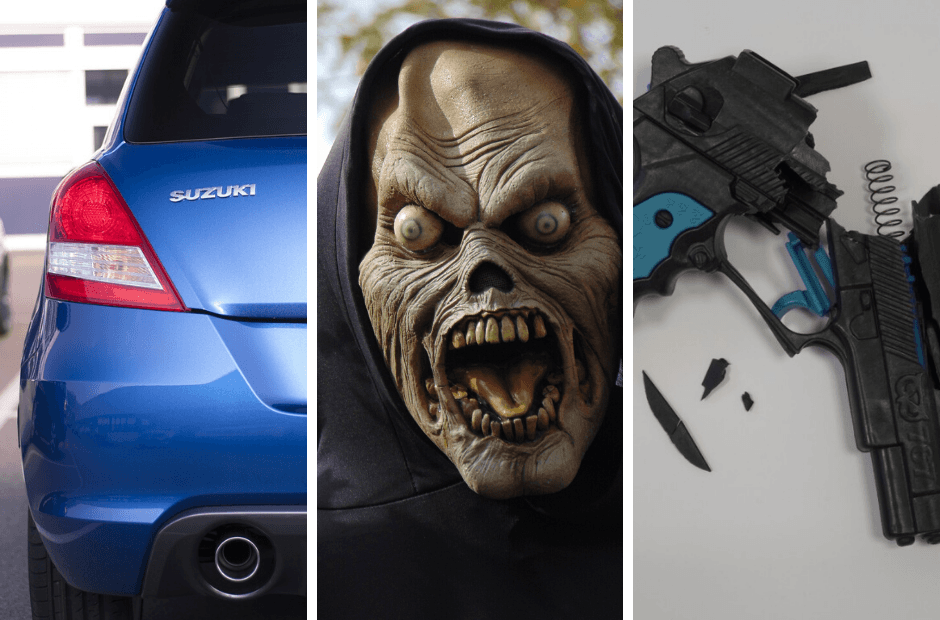 A stolen Suzuki, Halloween masks and a fake gun: 5 robberies in 10 days by Belgians in France