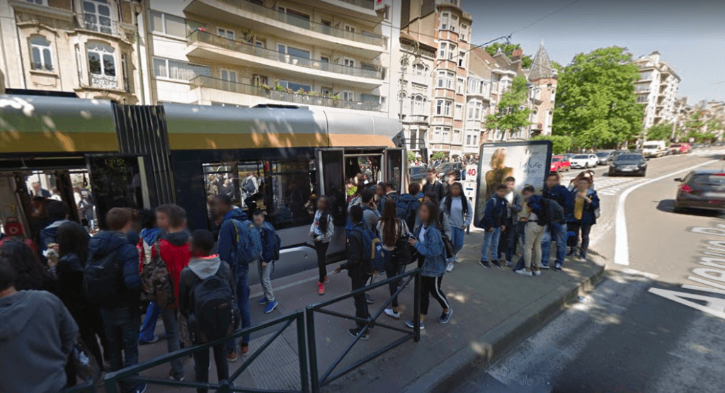 Student hospitalised after being hit by tram in Brussels