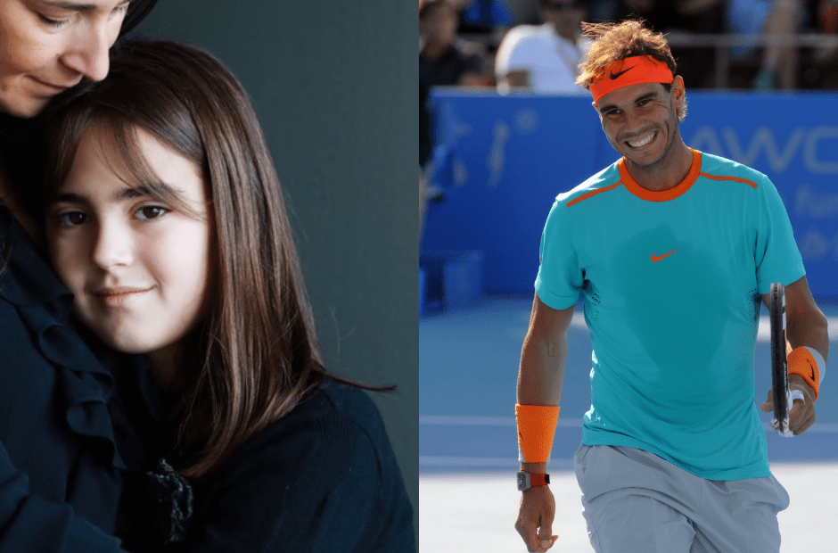 Tennis player Rafael Nadal sends video of support to 10-year-old Belgian girl with rare brain tumor
