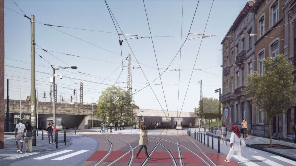 Cars banned from Schaerbeek tunnel de la Reine to create extra tram tunnel