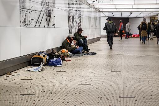 Number of homeless people on the increase in Belgium’s big cities