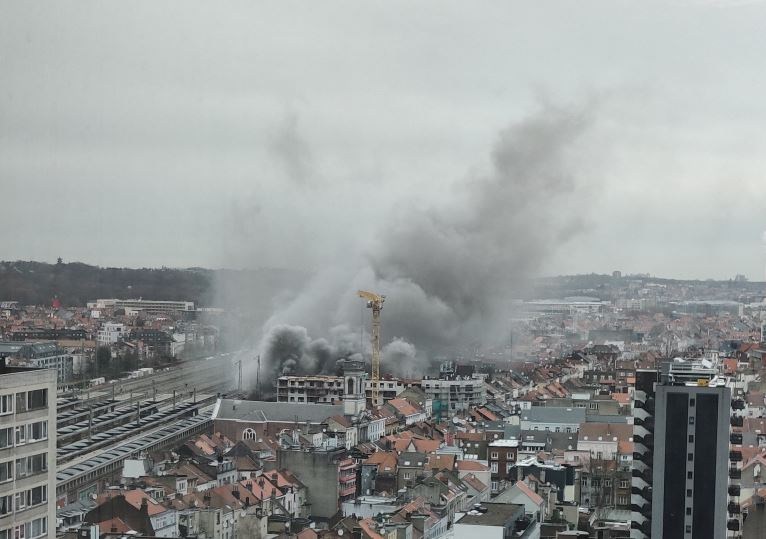 Brussels building to be demolished after being ravaged by fire