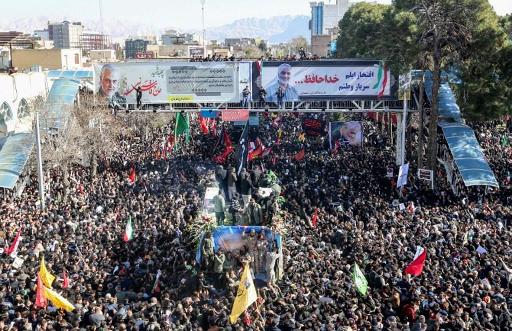 Forty dead in stampede during Soleimani's funeral