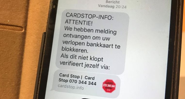 Fraudulent 'Card Stop' text messages in circulation, warns Belgian bank federation