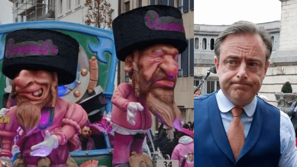 Bart De Wever calls Jewish caricatures at Aalst Carnival 'disrespectful'