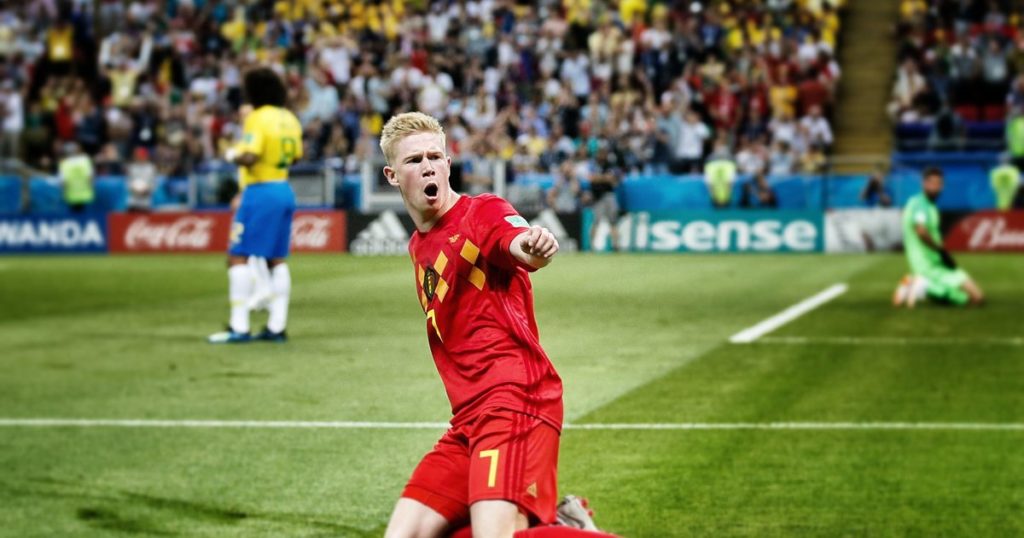 Kevin De Bruyne is the only Belgian on the UEFA Team of the Year