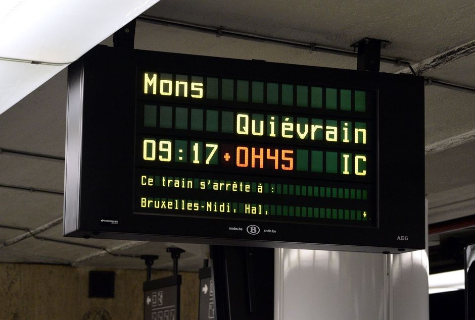 Belgian trains over 90% more punctual since 3-year dip