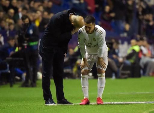 Real Madrid's Eden Hazard out with bone fracture