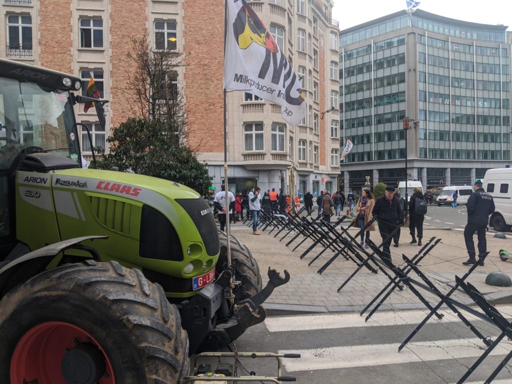 In Photos: Baltic farmers occupy Brussels