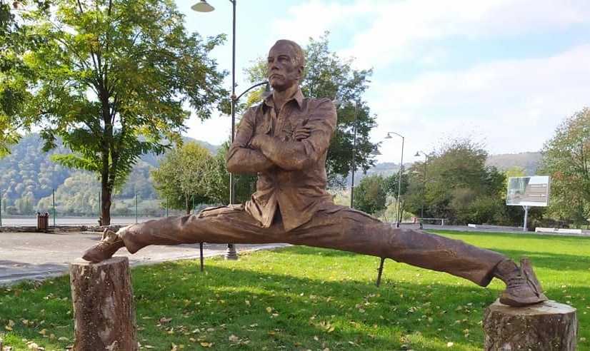 Why Azerbaijan has a statue of Jean-Claude Van Damme