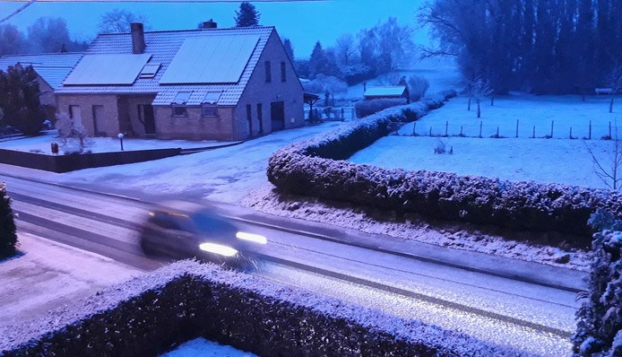 Belgium awakes under a blanket of snow on Wednesday