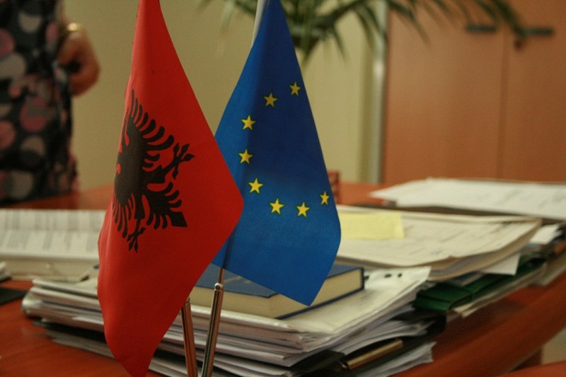 Accession negotiations opened with Albania and North Macedonia but no date set yet