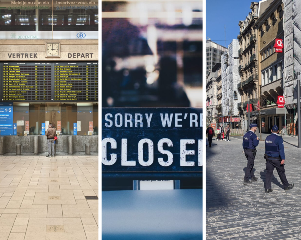 Shops, banks, borders: what the coronavirus has shut down in Belgium