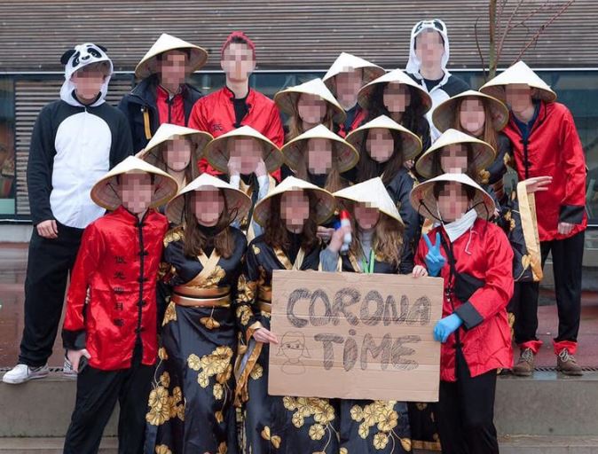'Corona Time' photo of Flemish students: 'No offence intended'