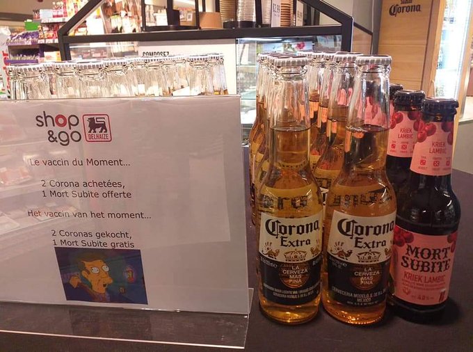 Delhaize pulls Corona/Mort Subite beer promotion