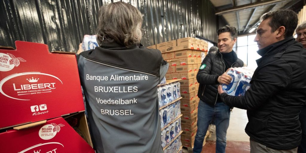 Belgian supermarkets donate 460,000 meals to food banks