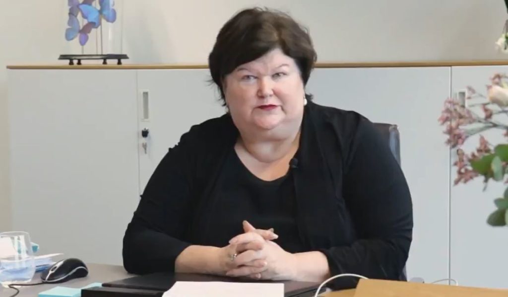 Health Minister Maggie De Block to only communicate online