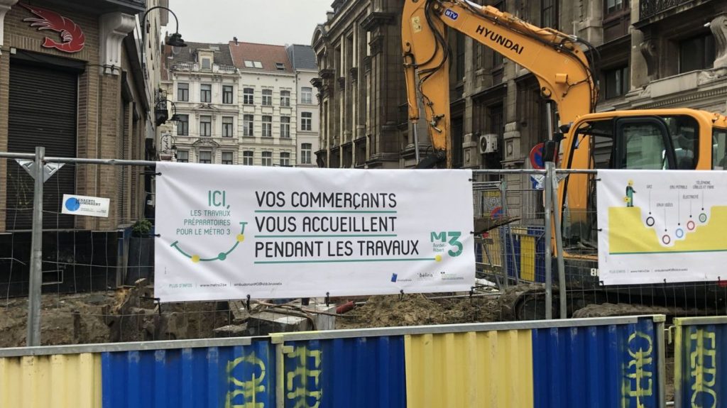 95% of Brussels construction sites at standstill