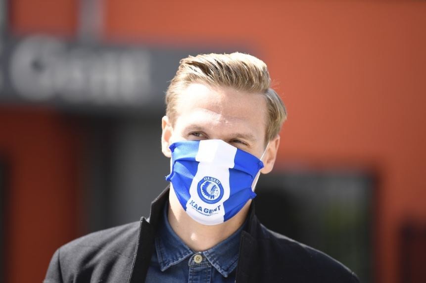 Coronavirus: Belgian football clubs launch branded face masks