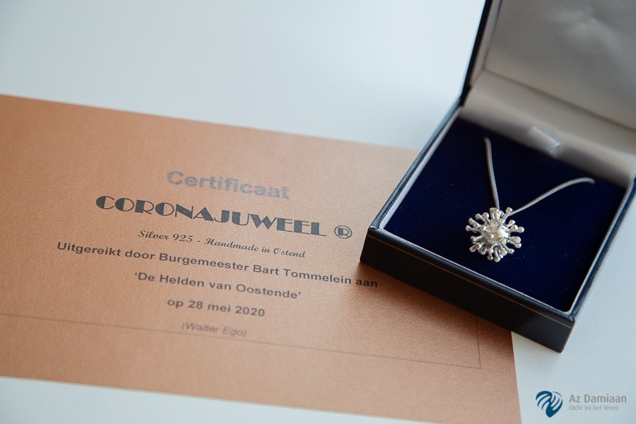 Ostend hospitals receive 'corona jewel' for their service