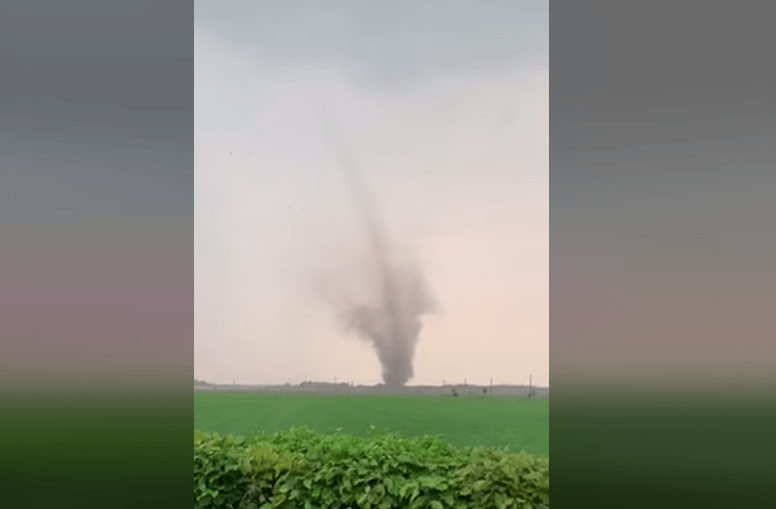 'Spectacular' whirlwind sighted in Antwerp