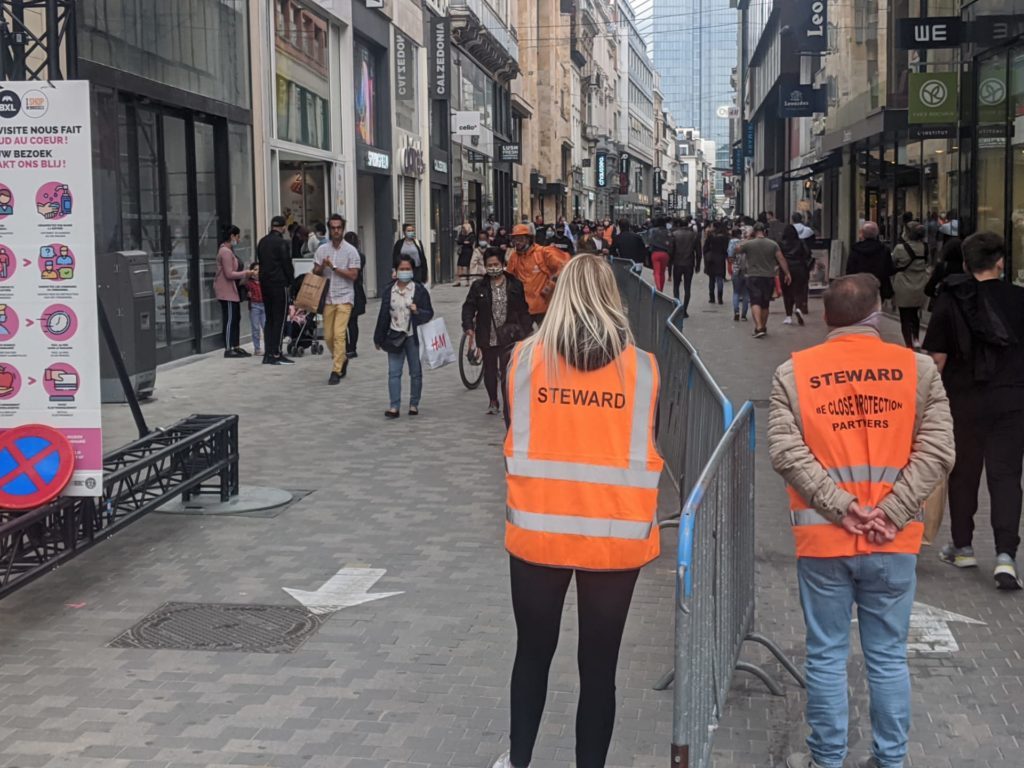 Brussels makes face masks mandatory on high street and pedestrian zone