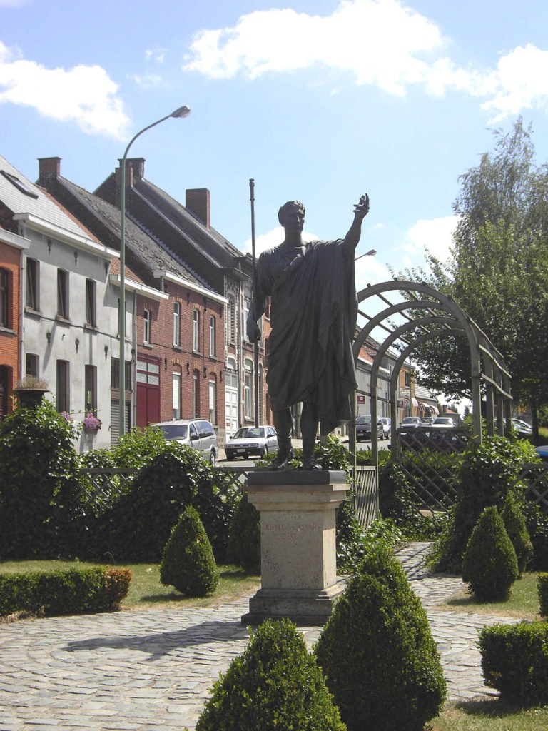 'Crook': Julius Caesar statue vandalized in Flanders