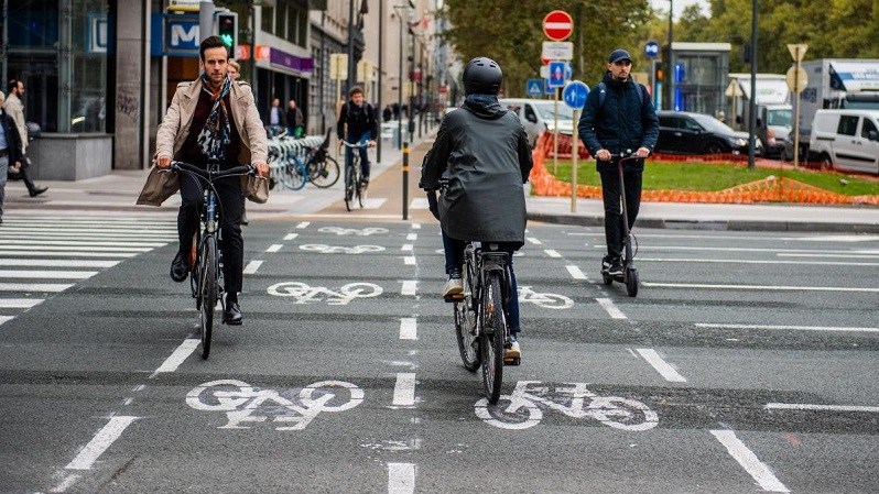Training helped reduce fear and stress for Brussels cyclists