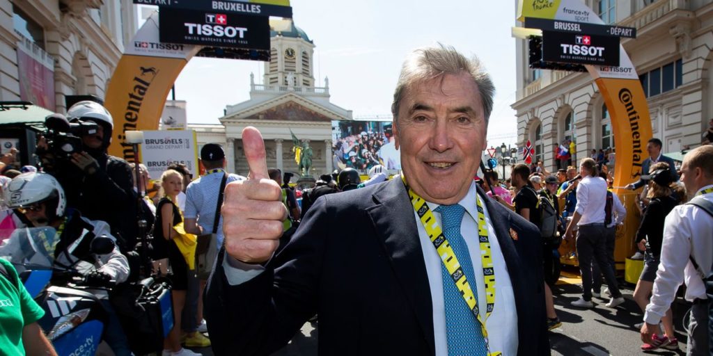 World pays birthday tribute to Eddy Merckx, 75