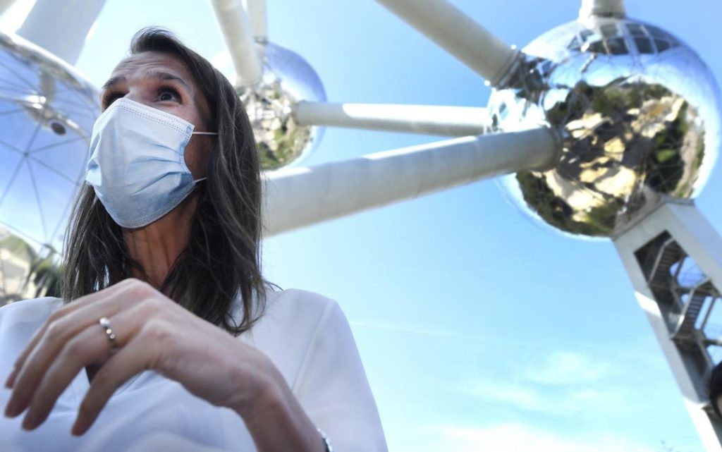 Belgian royals and PM attend Atomium reopening